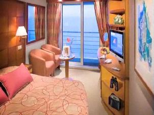 Una de las elegantes Suites Veranda con Balcón Francés SUITE VERANDA CRUCERO EXPLORACION LUJO SILVERSEA PRINCE ALBERT II